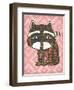 Radly Raccoon-Ashley Sta Teresa-Framed Art Print