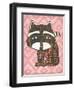 Radly Raccoon-Ashley Sta Teresa-Framed Art Print