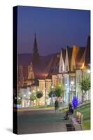 Radnicne Square at Dusk, Bardejov, UNESCO World Heritage Site, Presov Region, Slovakia, Europe-Ian Trower-Stretched Canvas