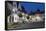 Radnicne Square at Dusk, Bardejov, UNESCO World Heritage Site, Presov Region, Slovakia, Europe-Ian Trower-Framed Stretched Canvas