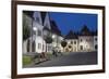 Radnicne Square at Dusk, Bardejov, UNESCO World Heritage Site, Presov Region, Slovakia, Europe-Ian Trower-Framed Photographic Print