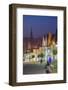 Radnicne Square at Dusk, Bardejov, UNESCO World Heritage Site, Presov Region, Slovakia, Europe-Ian Trower-Framed Photographic Print