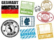 Stamps With Germany-radubalint-Art Print