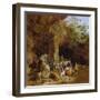 Raeuberbande in Den Abruzzen (Gefangennahme Italienischer Briganten), 1830/32-Heinrich Burkel-Framed Giclee Print