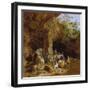 Raeuberbande in Den Abruzzen (Gefangennahme Italienischer Briganten), 1830/32-Heinrich Burkel-Framed Giclee Print