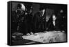 RAF Bomber Command operations room during a raid, 1941-Unknown-Framed Stretched Canvas