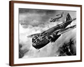 RAF 'Bristol' Blenheim Fighter-Bombers; Second World War-null-Framed Photographic Print