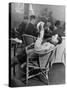 RAF Pilots Relaxing at a Rehabilitation Center-Hans Wild-Stretched Canvas