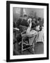 RAF Pilots Relaxing at a Rehabilitation Center-Hans Wild-Framed Photographic Print