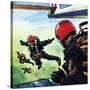 RAF Sky-Divers-Wilf Hardy-Stretched Canvas