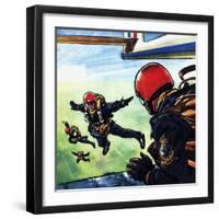 RAF Sky-Divers-Wilf Hardy-Framed Giclee Print