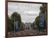 RAF Typhoons form '100' over the Mall-Associated Newspapers-Framed Photo