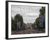 RAF Typhoons form '100' over the Mall-Associated Newspapers-Framed Photo