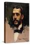 Rafael Altamira y Crevea', 1886, Spanish School, Oil on canvas, 55,5 cm x 41 cm-Joaquin Sorolla-Stretched Canvas