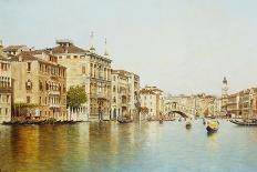 The Grand Canal with the Rialto Bridge, Venice-Rafael Senet-Stretched Canvas