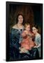 Rafael Tegeo Díaz / 'The Barrio Family', ca. 1839, Spanish School, Oil on canvas, 111,5 cm x 82...-RAFAEL TEJEO-Framed Poster