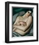 Rafaela sur Fond Vert (Le Reve)-Tamara de Lempicka-Framed Premium Giclee Print