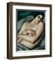 Rafaela sur Fond Vert (Le Reve)-Tamara de Lempicka-Framed Premium Giclee Print