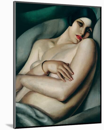 Rafaela sur Fond Vert (Le Reve)-Tamara de Lempicka-Mounted Premium Giclee Print