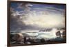 Rafe's Chasm, Gloucester, Massachusetts, 1853-Frederic Edwin Church-Framed Giclee Print