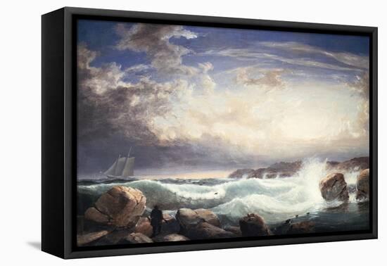 Rafe's Chasm, Gloucester, Massachusetts, 1853-Frederic Edwin Church-Framed Stretched Canvas