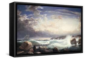 Rafe's Chasm, Gloucester, Massachusetts, 1853-Frederic Edwin Church-Framed Stretched Canvas