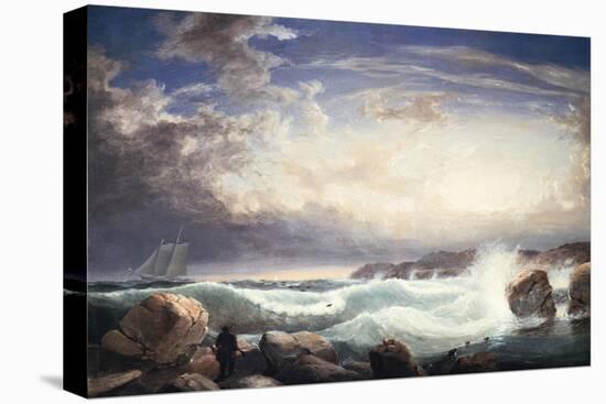 Rafe's Chasm, Gloucester, Massachusetts, 1853-Frederic Edwin Church-Stretched Canvas