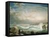 Rafe's Chasm, Gloucester, Massachusetts-Fitz Hugh Lane-Framed Stretched Canvas