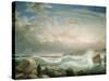 Rafe's Chasm, Gloucester, Massachusetts-Fitz Hugh Lane-Stretched Canvas