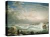 Rafe's Chasm, Gloucester, Massachusetts-Fitz Hugh Lane-Stretched Canvas