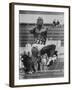 Rafer Johnson in Decathlon Broad Jump in Olympics-James Whitmore-Framed Premium Photographic Print