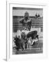 Rafer Johnson in Decathlon Broad Jump in Olympics-James Whitmore-Framed Premium Photographic Print