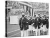 Rafer Johnson Leading USA Athletes During the Opening Day. 1960 Olympics. Rome, Italy-Mark Kauffman-Stretched Canvas