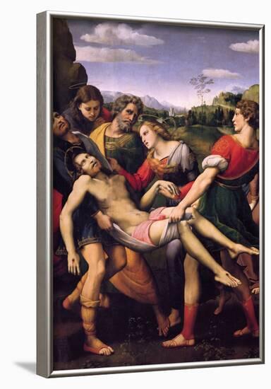 Raffael Entombment of Christ Art Print Poster-null-Framed Poster