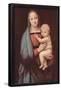 Raffael (Madonna del Granduca, Scene: Mary with Christ Child) Art Poster Print-null-Framed Poster