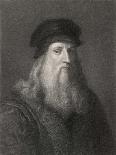 Self-Portrait of Leonardo da Vinci-Raffaelle Morghen-Framed Stretched Canvas