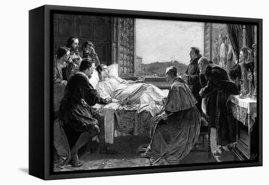 Raffaello's Deathbed-H O'Neil-Framed Stretched Canvas