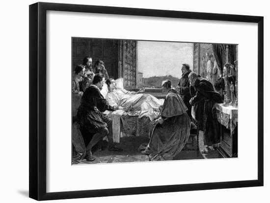 Raffaello's Deathbed-H O'Neil-Framed Art Print