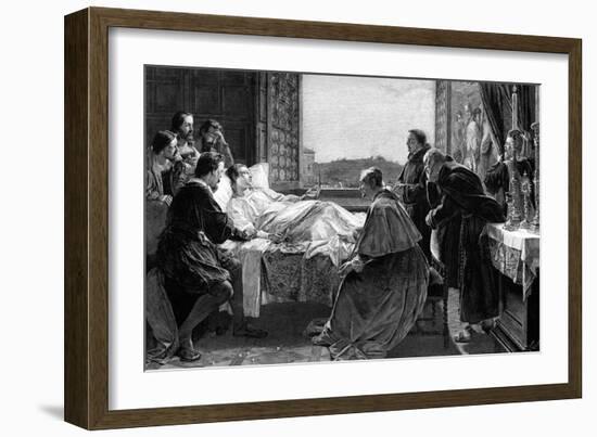 Raffaello's Deathbed-H O'Neil-Framed Art Print