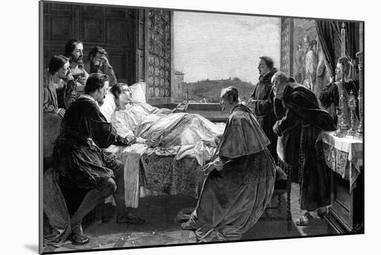 Raffaello's Deathbed-H O'Neil-Mounted Art Print