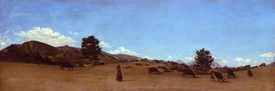 Pasture in the Mountains-Raffaello Sernesi-Giclee Print