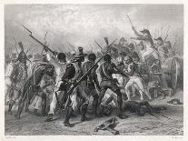 Haiti: French and Patriots in Hand-To-Hand Combat-Raffet-Mounted Photographic Print