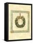 Raffia Wreath I-Tara Friel-Framed Stretched Canvas