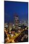 Raffles Hotel at Night and Skyline, Singapore, Asia-Alain Evrard-Mounted Photographic Print