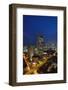Raffles Hotel at Night and Skyline, Singapore, Asia-Alain Evrard-Framed Photographic Print