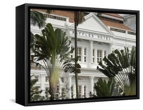 Raffles Hotel, Singapore, South East Asia-Amanda Hall-Framed Stretched Canvas