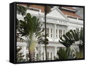 Raffles Hotel, Singapore, South East Asia-Amanda Hall-Framed Stretched Canvas