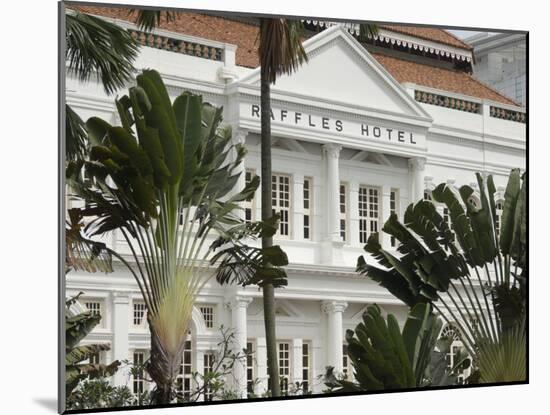 Raffles Hotel, Singapore, South East Asia-Amanda Hall-Mounted Photographic Print