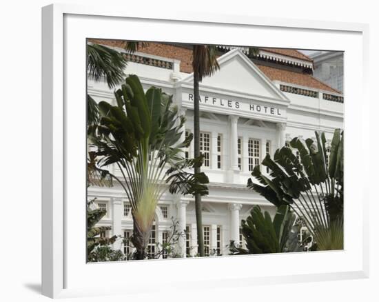 Raffles Hotel, Singapore, South East Asia-Amanda Hall-Framed Photographic Print