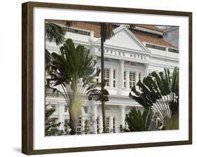 Raffles Hotel, Singapore, South East Asia-Amanda Hall-Framed Photographic Print